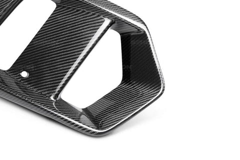Seibon 16-18 Ford Focus RS Carbon Fiber Fog Light Surrounds - FLS16FDFO
