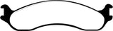 EBC 98-03 Dodge B250 B2500 Cargo 2500 Van 3/4 Ton Yellowstuff Front Brake Pads - DP41266R