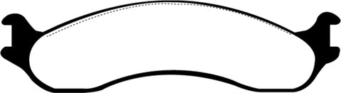 EBC 98-03 Dodge B250 B2500 Cargo 2500 Van 3/4 Ton Yellowstuff Front Brake Pads - DP41266R