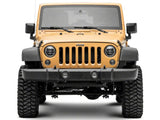 Raxiom 07-18 Jeep Wrangler JK Axial 7-In LED Headlights w/ DRL Turn Signals- Blk Housing (Clear) - J173078