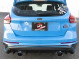 aFe Takeda 3in 304 SS Cat-Back Exhaust System w/ Blue Flame Tip 16-18 Ford Focus RS I4-2.3L (t) - 49-33103-L