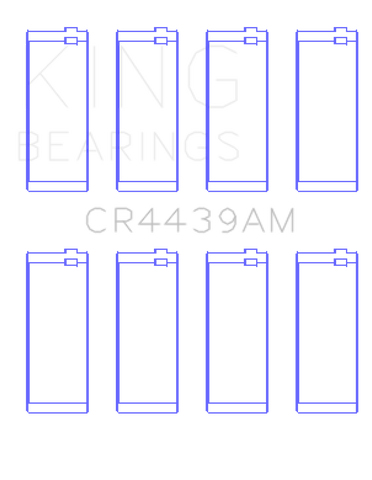 King BMW M10 (Size STD) Rod Bearing Set - CR4439AM