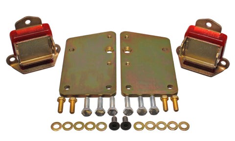 Energy Suspension Ls Conversion Motor Mount Set - Red - 3.1148R