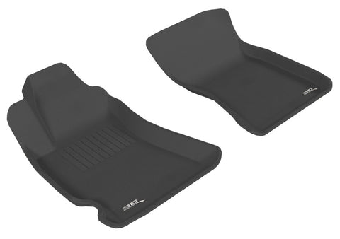 3D MAXpider 2009-2013 Subaru Forester Kagu 1st Row Floormat - Black - L1SB00311509