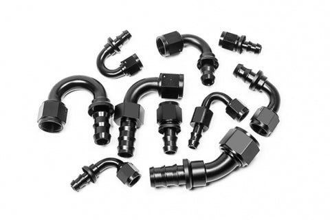Radium Engineering 10AN 90Deg Pushlok Hose End - 14-0213