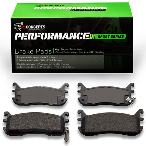 R1 94-03 Mercury Tracer Rear Performance Sport Brake Pads - 2115-0636-00