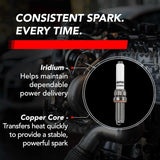 APR EA825/EA839/9A2 Iridium Pro Spark Plug - Heat Range 10 - 12mm x 26.5mm x 14mm - SINGLE - Z1004081