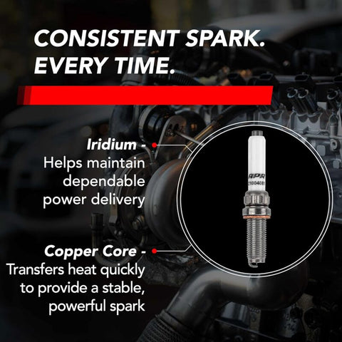 APR EA825/EA839/9A2 Iridium Pro Spark Plug - Heat Range 10 - 12mm x 26.5mm x 14mm - SINGLE - Z1004081