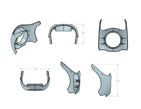 Burly Brand Outlaw Fairing - B10-0001