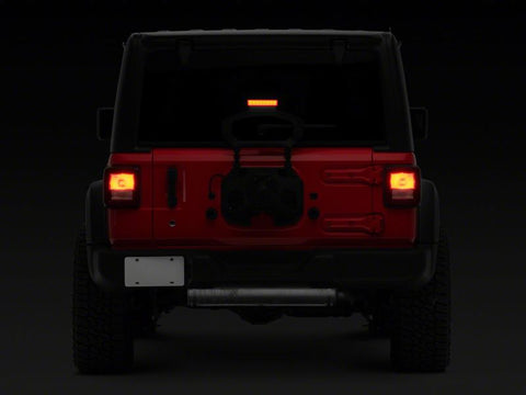 Raxiom 18-23 Jeep Wrangler JL Axial Series Hyper Flash LED Third Brake Light- Red - J140395-JL