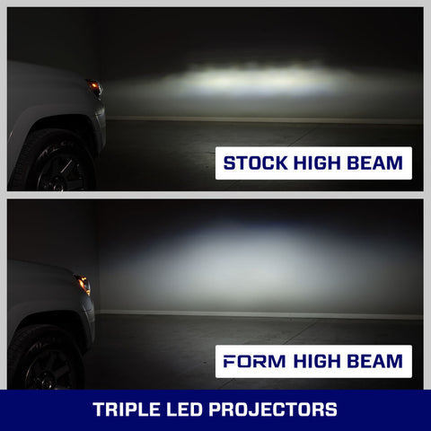 Form Lighting 2014-2024 Toyota 4Runner Sequential LED Projector Headlights (Pair) - FL0017