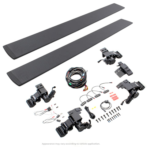 Go Rhino 19-23 Ram 1500 Crew Cab 4dr E-BOARD E1 Electric Running Board Kit (No Drill) - Tex. Blk - 20430687PC