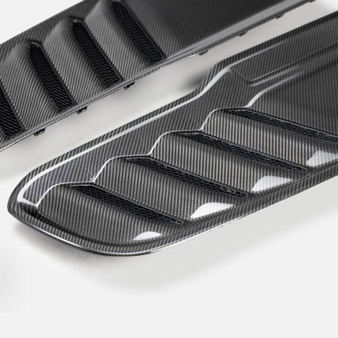 Anderson Composites 2021 Dodge RAM TRX Carbon Fiber Hood Vents - Type OE - AC-HV21DGTRX