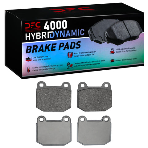 DFC 05-11 Tesla Roadster Front 4000 Hybridynamic Brake Pads - 4000-0109-00
