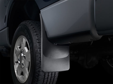 WeatherTech 17+ Honda Ridgeline No Drill Rear Mudflaps - Black - 120069