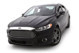 AVS 13-16 Ford Fusion (Grille Fascia Mount) Aeroskin Low Profile Acrylic Hood Shield - Smoke - 320043