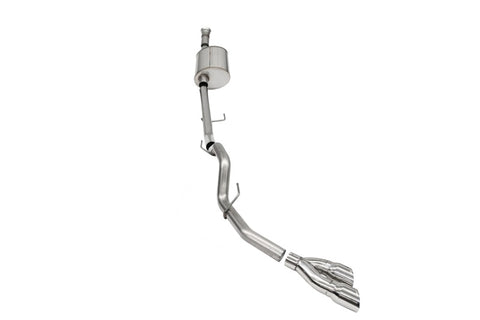 Corsa 2021-2025 Ford F-150 SuperCab/6.5in Bed 5.0L V8 Sport Cat-Back Single Side Exit-Polished - 21157