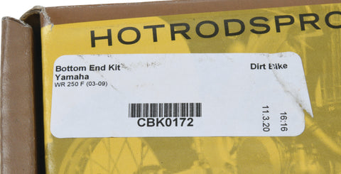 Hot Rods 03-09 Yamaha WR 250 F 250cc Bottom End Kit - CBK0172