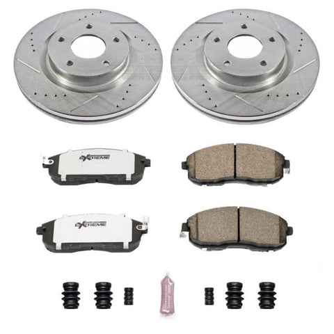 Power Stop 07-13 Nissan Altima Front Z26 Street Warrior Brake Kit - K241-26