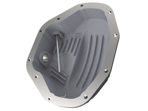 aFe Power Cover Diff Rear Machined w/ 75W-90 Gear Oil Ford Diesel Trucks 86-11 V8-6.4/6.7L (td) - 46-70032-WL