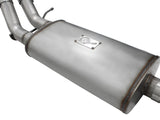 aFe Power MACHForce XP Exhaust System Cat-Back 409 Stainless Steel 07-08 Hummer H2 V8 6.0L/6.2L - 49-44049