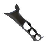 Autometer 08-10 Ford Super Duty 52mm Black Triple Pillar - 17313