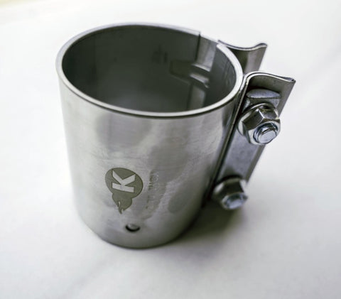 Kooks 2-3/4in Stainless Steel 2-Bolt Band Clamp for Butt Joint Connections - JI-K61006