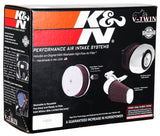 K&N 00-16 Harley Davidson Street Metal Intake System Flare Black - RK-3932B