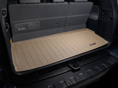 WeatherTech 09+ Toyota Sequoia Cargo Liners - Tan - 41345