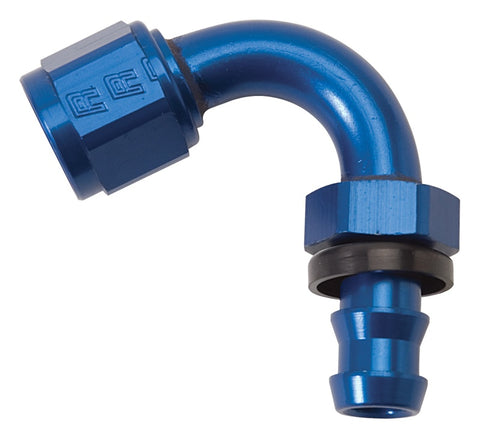 Russell Performance -6 AN Twist-Lok 150 Degree Hose End (9/16in Radius) - 626030