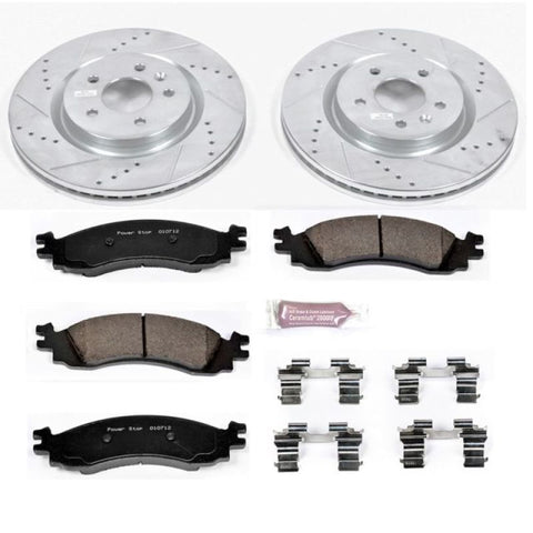 Power Stop 11-12 Ford Taurus Front Z23 Evolution Sport Brake Kit - K5581