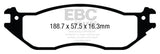 EBC 04-07 Ford Econoline E150 4.6 Greenstuff Front Brake Pads - DP63002