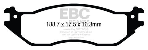EBC 04-07 Ford Econoline E150 4.6 Greenstuff Front Brake Pads - DP63002
