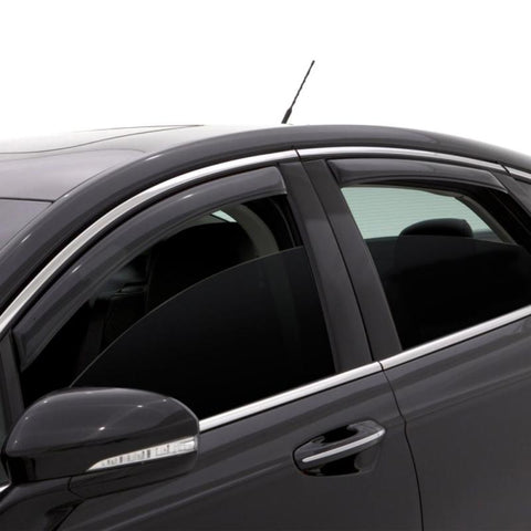 AVS 14-18 Hyundai Genesis Ventvisor In-Channel Front & Rear Window Deflectors 4pc - Smoke - 194618