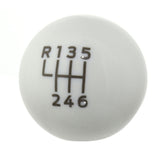 Ford Racing 15-19 Ford Mustang EcoBoost / GT w/ 6-Speed Manual Transmission Bullitt White Shift Knob - M-7213-M8B