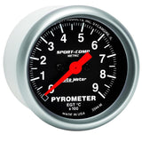 Autometer Sport-Comp 52.4mm 0-900 Deg C Electronic Pyrometer Gauge - 3344-M