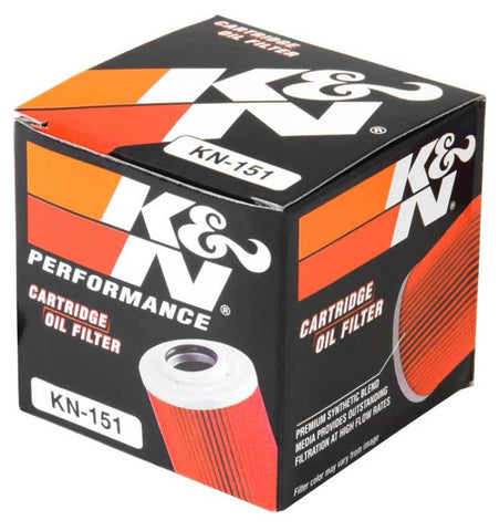 K&N Aprilia / MZ / BMW / MUZ 2.219in OD x 2.063in H Oil Filter - KN-151