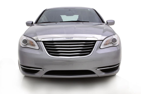 AVS 11-14 Chrysler 200 Aeroskin Low Profile Hood Shield - Chrome - 620037