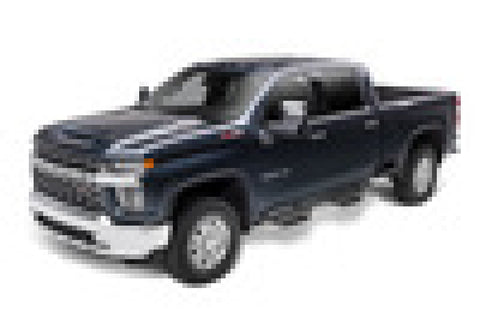 N-Fab Podium LG 2019 Chevy/GMC 1500 Crew Cab - Cab Length - Tex. Black - 3in - HPC1980CC-TX