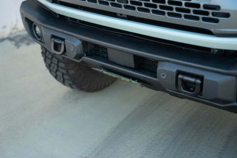 DV8 Offroad 2021 Ford Bronco Capable Bumper Slanted Front License Plate Mount - LPBR-05