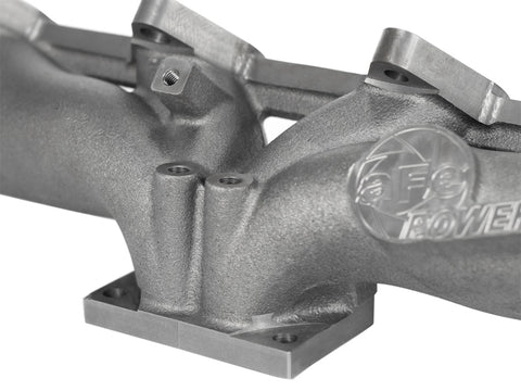 aFe Power BladeRunner Ported Ductile Iron Exhaust Manifold 98.5-02 Dodge Diesel Trucks L6-5.9L (td) - 46-40034