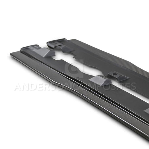 Anderson Composites 16-17 Ford Focus RS Type-AR Rocker Panel Splitter - AC-SS16FDFO-AR