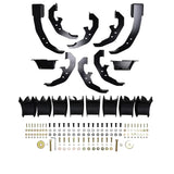 Westin 2019 Chevrolet Silverado Double Cab w/ 6.5in Bed PRO TRAXX 5 W2W Oval Nerf Step Bars - Black - 21-534715