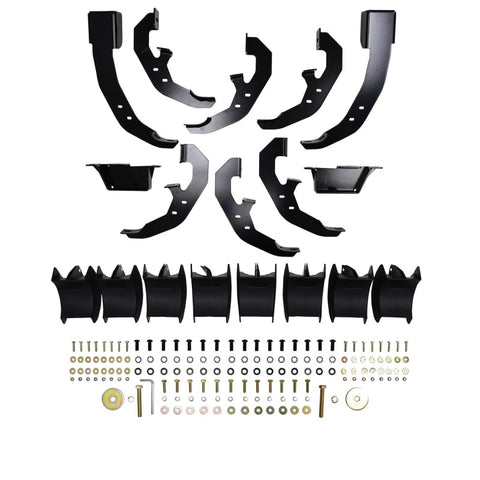 Westin 2019 Chevrolet Silverado Double Cab w/ 6.5in Bed PRO TRAXX 5 W2W Oval Nerf Step Bars - Black - 21-534715