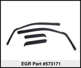 EGR 04+ Ford F/S Pickup Extended Cab In-Channel Window Visors - Set of 4 (573171) - 573171