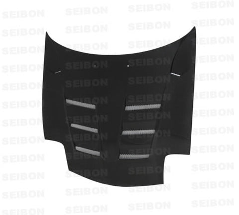 Seibon 93-02 Mazda RX7 FD3S TS Style Carbon Fiber Hood - HD9396MZRX7-TS