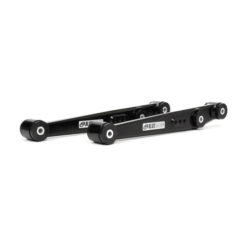 BLOX Racing V2 Billet Rear Lower Control Arms Poly Bushings 96-00 Honda Civic - Black - BXSS-21204-BK-V2
