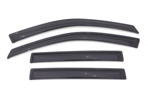 AVS 11-17 Jeep Compass (Old Body Style) Ventvisor Outside Mount Window Deflectors 4pc - Smoke - 94540