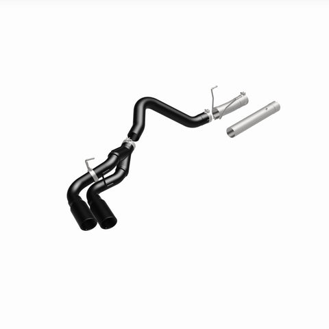 MagnaFlow 07-17 Dodge Ram 2500/3500 6.7L DPF-Back Black 4in Dual Single Passenger Side Rear Exit - 17070