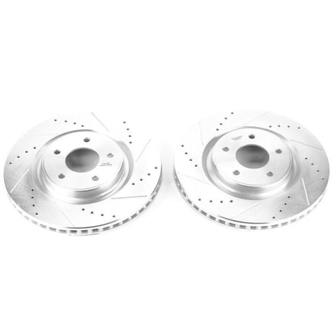 Power Stop 14-19 Nissan Rogue Front Evolution Drilled & Slotted Rotors - Pair - JBR1715XPR